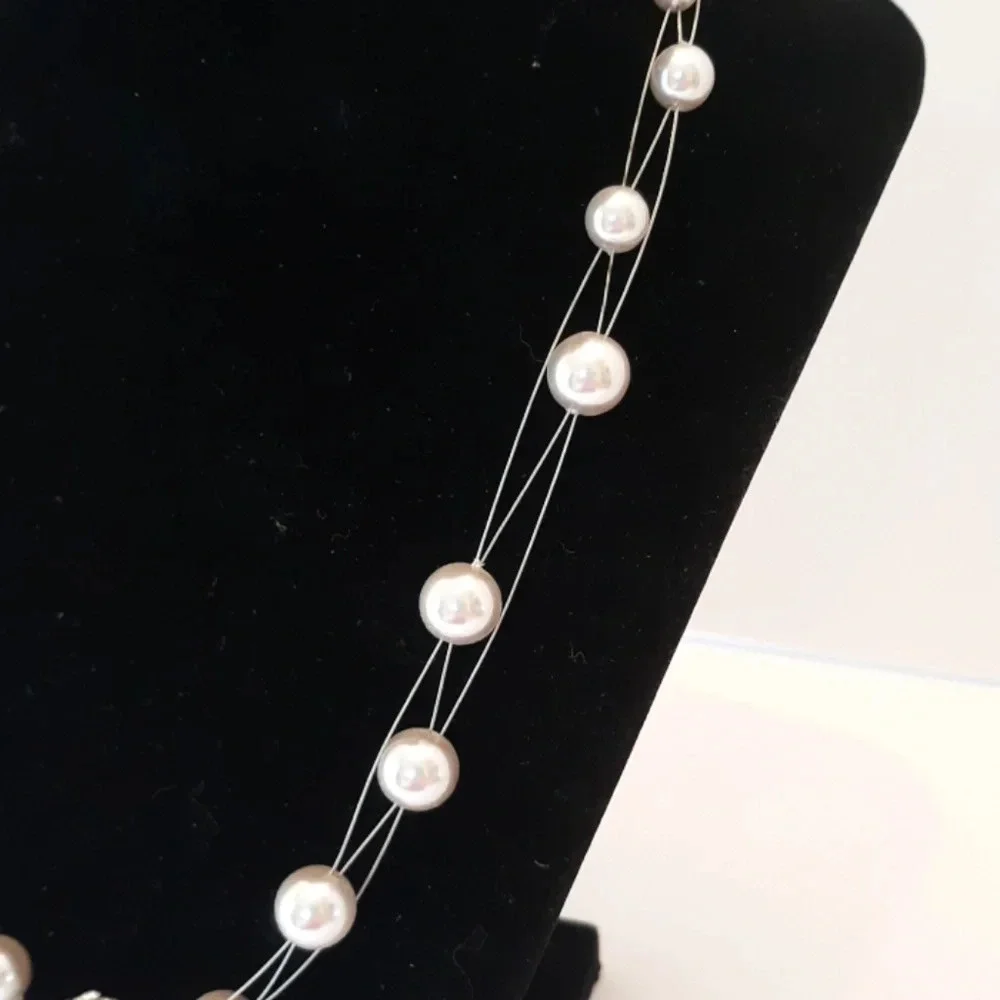 Pearl necklace.